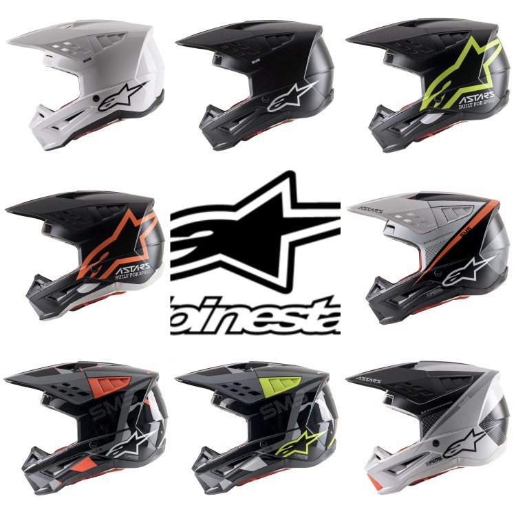 2020款A星Alpinestars越野摩托头盔S-M5场地防摔拉力盔林道安全帽