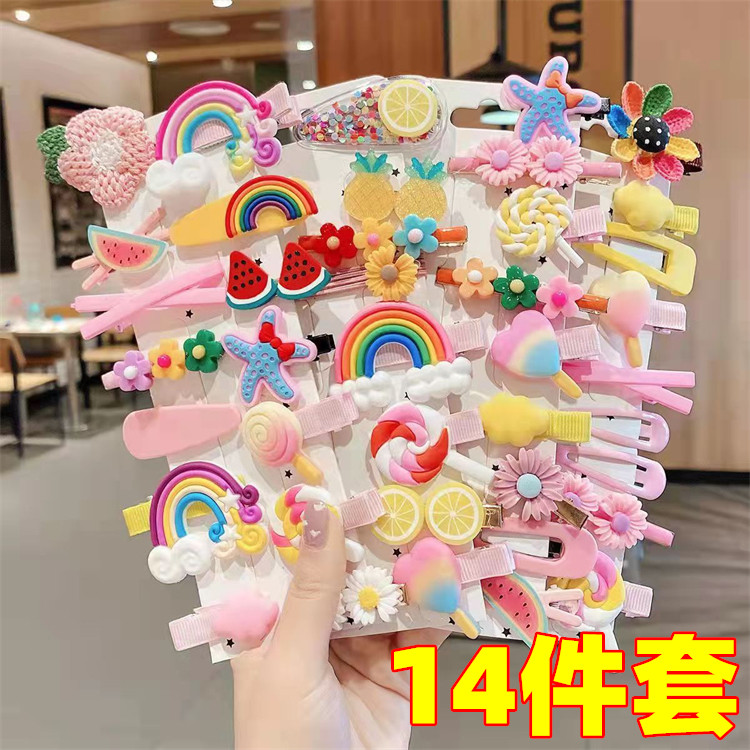 儿童发夹女孩发卡可爱女童碎发夹