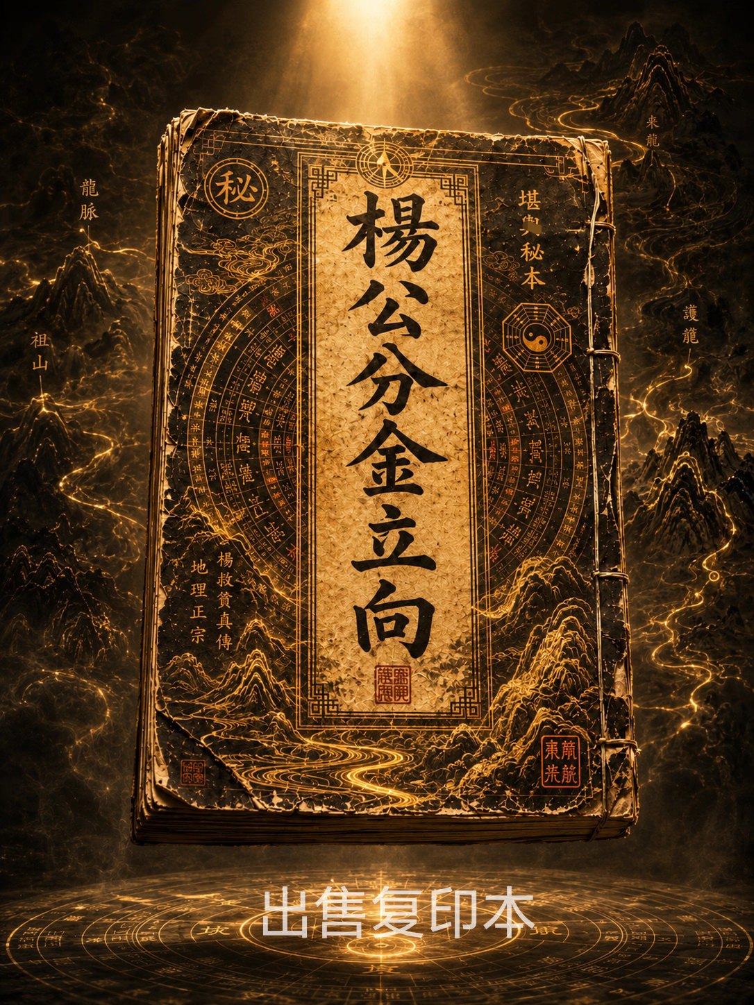 民间绝版古籍《杨公分金立向》出售复印本字帖书字帖