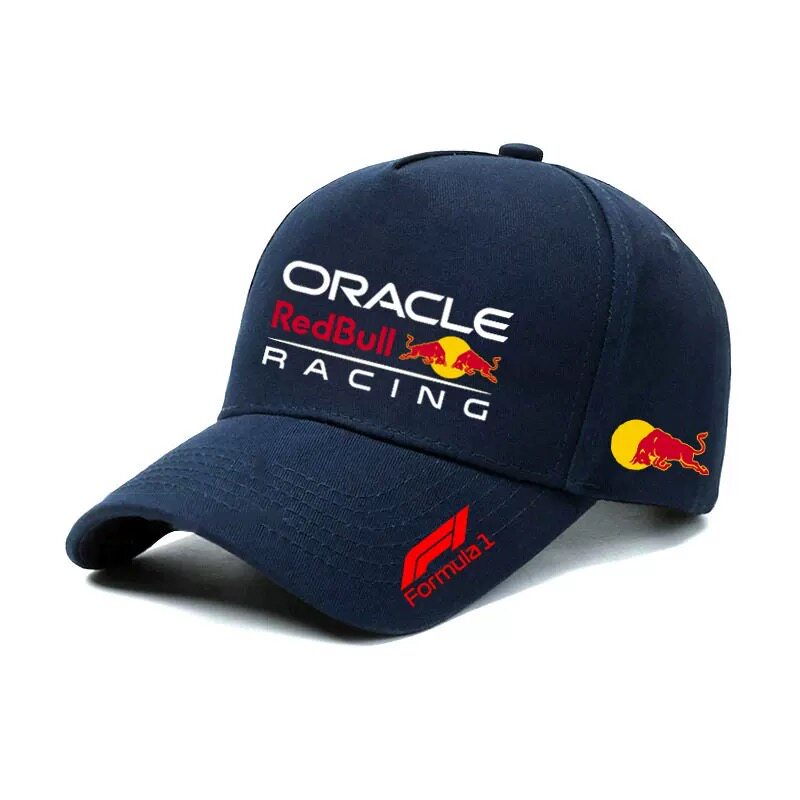车标棒球帽定制红牛车队F1赛车帽俱乐部马奎斯同款户外遮阳帽子图片