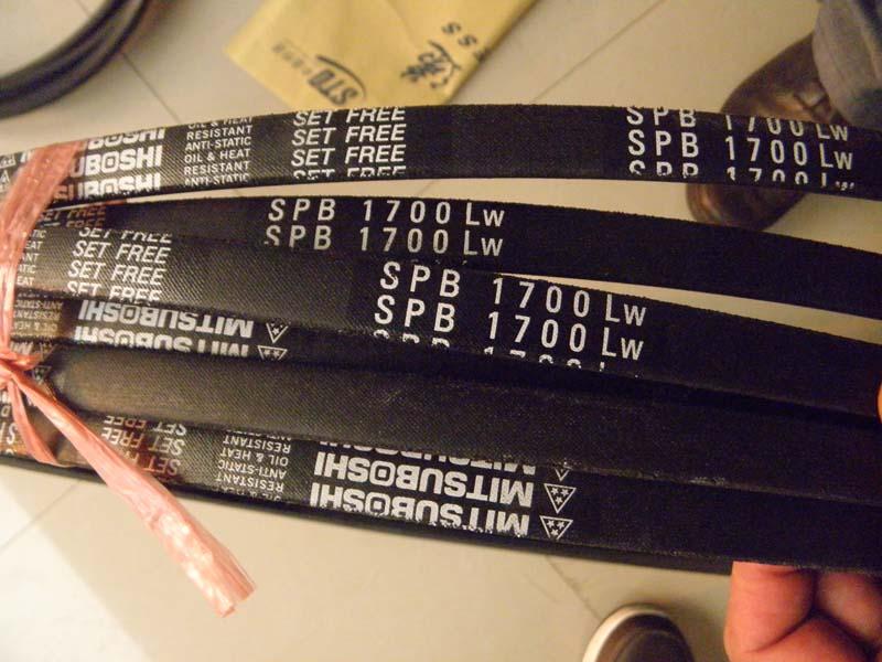 三之星MITSUBOSHI三角皮带SPB1700LW,SPB1590LW/5V630,SPB1750LW