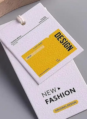 空白吊牌吊卡卡头挂卡pvc塑料定制定做服装童装鞋产品卡片合格证