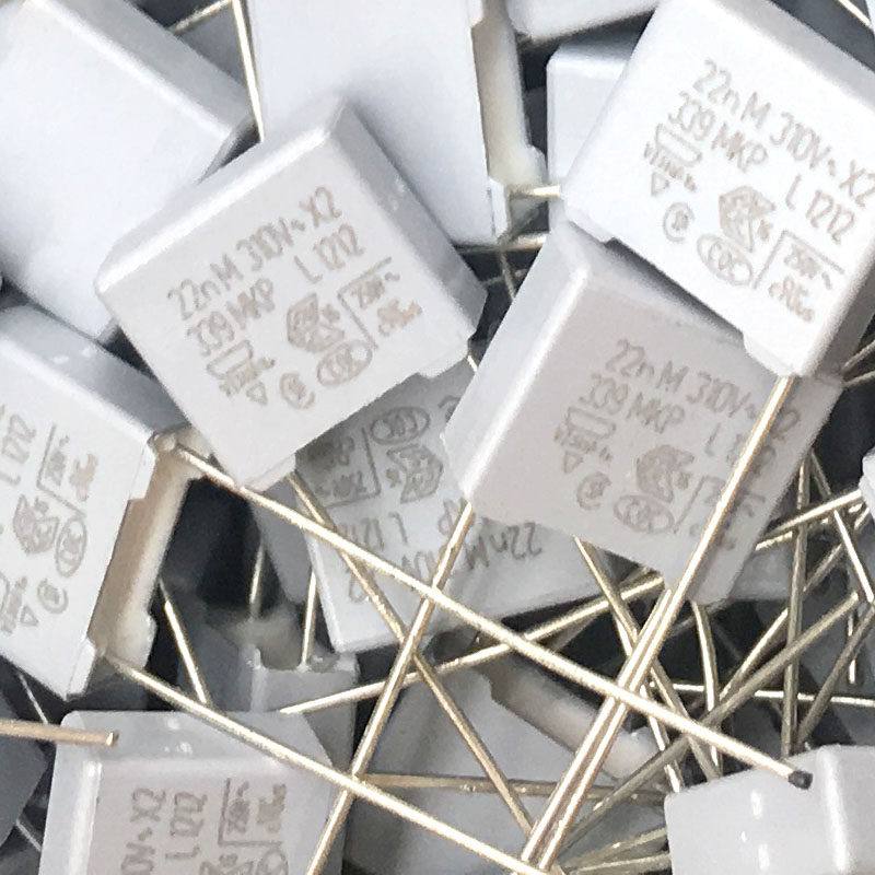 ตัวเก็บประจุฟิล์ม VISHAY X2 22nF 0.022uF 223 310V 275V แก้ไข 7.5mm