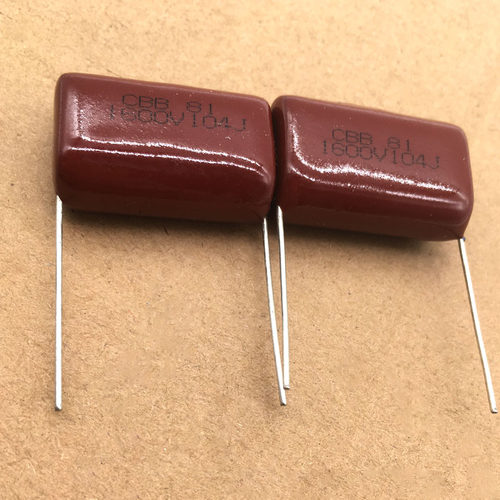国产红色 CBB81 0.1uf 104 100nf 1600v 1000v 1.6kv薄膜电容28MM