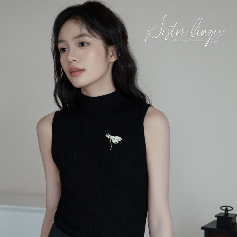 【情投意合】蜻蜓胸针高级感配色小众奢华优雅大气胸花大衣配饰潮