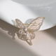 福蝶将至 蝴蝶胸针女镂空高级感设计秋冬大衣领扣毛衣别针配饰