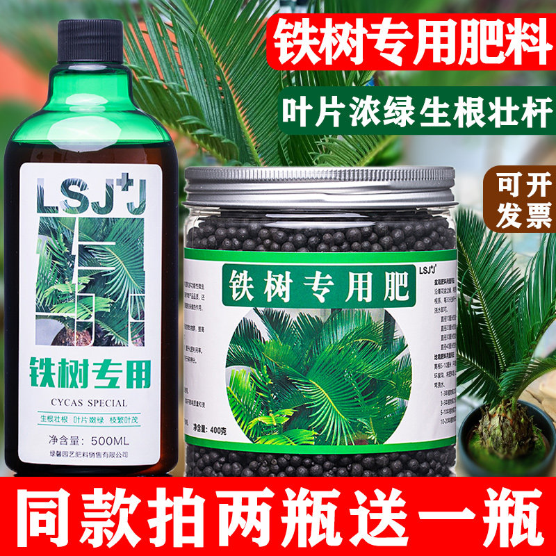 铁树专用肥料苏铁树肥料防黄叶室内户外大型小型盆栽有机肥颗粒