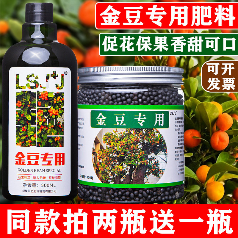金豆专用肥料盆景植物下山树桩老桩小金豆豆盆栽营养液颗粒花肥料