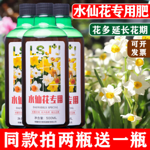 百合水仙花专用营养液百合花种球水培植物专用有机肥料生根促开花