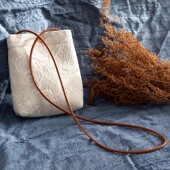 2025新款 小众设计新中式 棉麻宋锦刺绣水桶包女单肩斜挎包休闲包