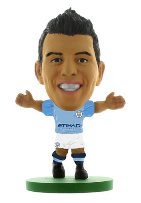 曼城球星公仔 阿圭罗 SoccerStarz 足球人偶模型