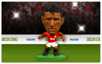 曼联球星公仔 纳尼 SoccerStarz 足球人偶模型