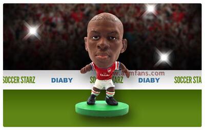 阿森纳球星公仔 迪亚比 SoccerStarz 足球人偶模型