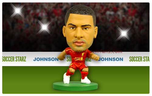 利物浦球星公仔 格伦.约翰逊 足球人偶模型 SoccerStarz