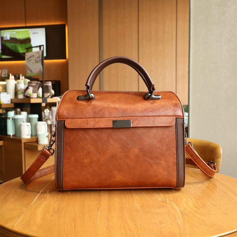 复古手提包女士大容量斜挎包