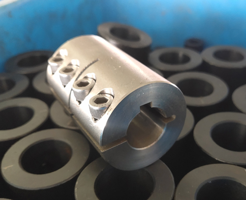 刚性联轴器直联开口型内孔20mm不锈钢304带键槽