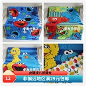 美国出口ELMO SESAME STREET芝麻街儿童空调被午睡被幼儿园薄被子
