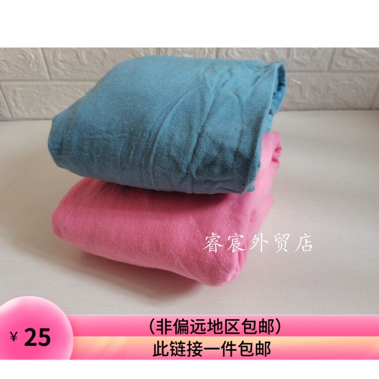 不退换~美国原单秋冬新生婴儿床磨毛床笠纯棉床罩儿童床单床罩