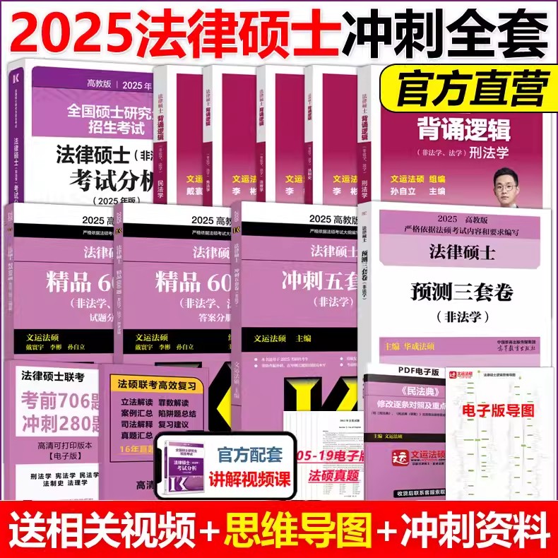 现货官方文运法律硕士联考