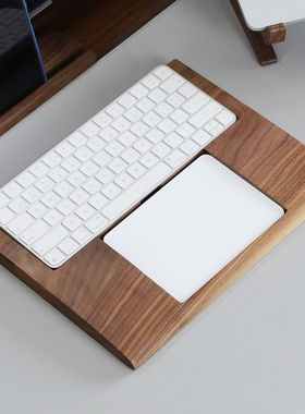 胡桃木Magic妙控板手托mac妙控键盘Trackpad触摸底座支架手托垫