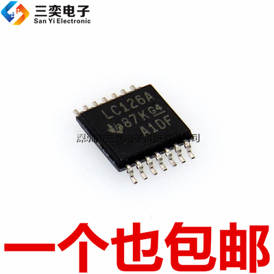 SN74LVC126APWR SN74LVC126APW 丝印LC126A TSSOP14贴片 原装正品