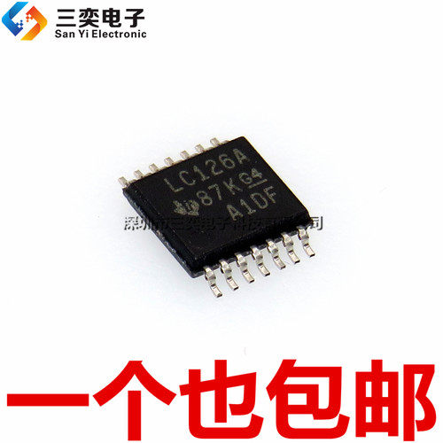 SN74LVC126APWR SN74LVC126APW 丝印LC126A TSSOP14贴片 原装正品