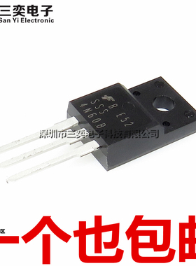 原装正品 4N60B SSS4N60B MOS场效应管 TO-220F塑封 4A600V N沟道
