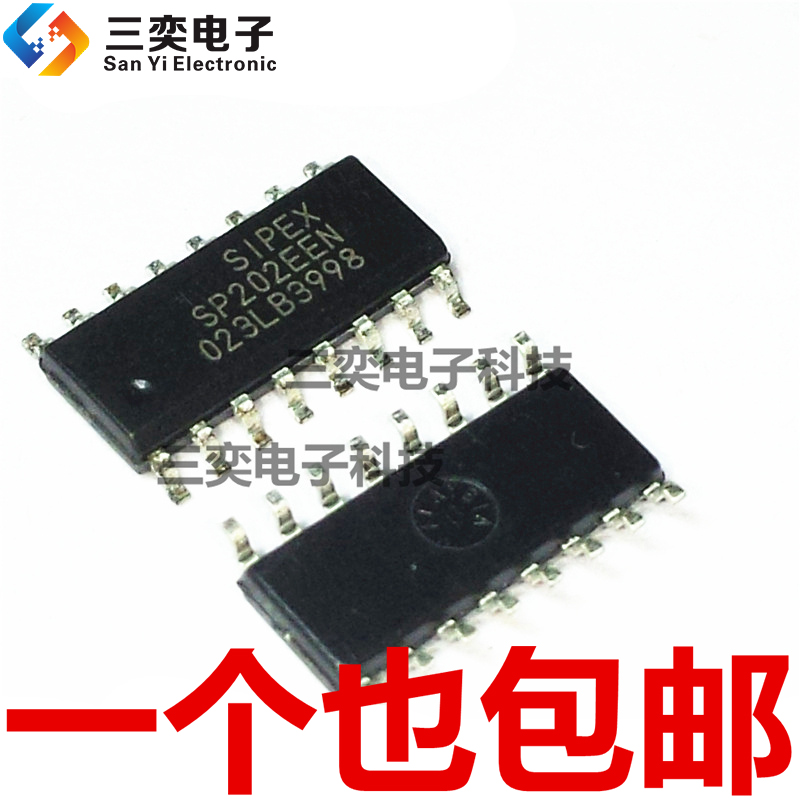 SP202EEN SP202EEN-L/TR SOP-16贴片 RS-232 收发器芯片 进口原装