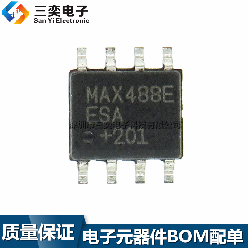原装正品 MAX488E MAX488EESA+T SOP-8贴片 收发/接收/驱动器芯片