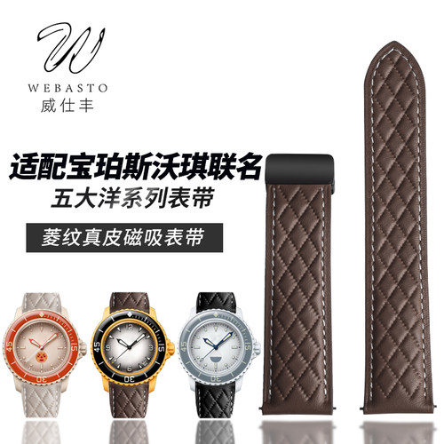 威仕丰真皮表带高光柔软舒适