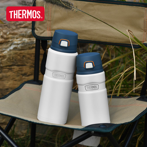 膳魔师露营便携316L不锈钢保温杯