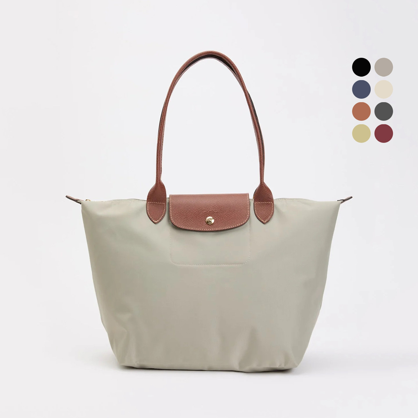 LONGCHAMP珑骧女士上课通勤电脑托特包大号长柄单肩手提饺子女包