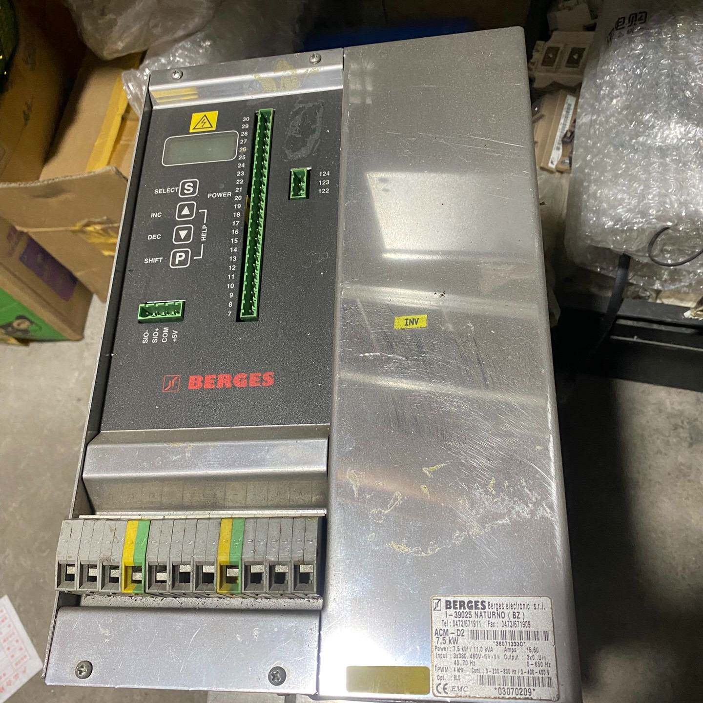ACM-D2 7.5kw意大利博格BERGES伺服驱动器 7