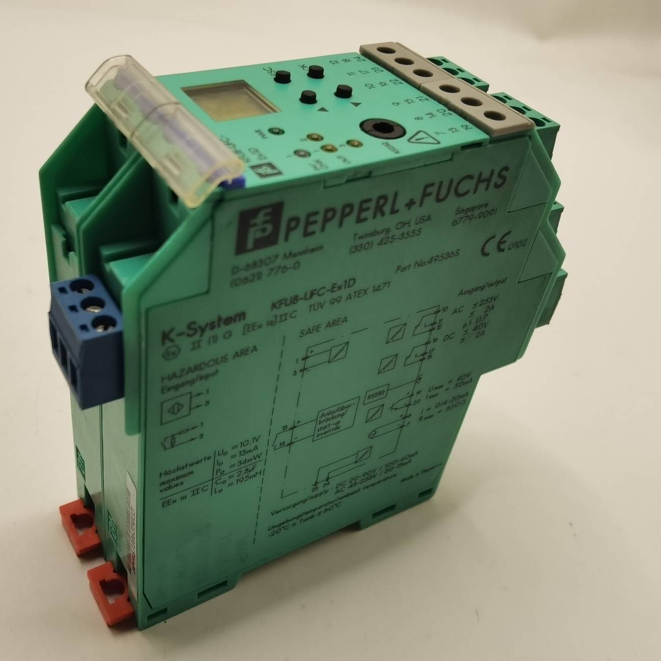 倍加福安全栅 KFU8-UFC-Ex1D，型号495365，