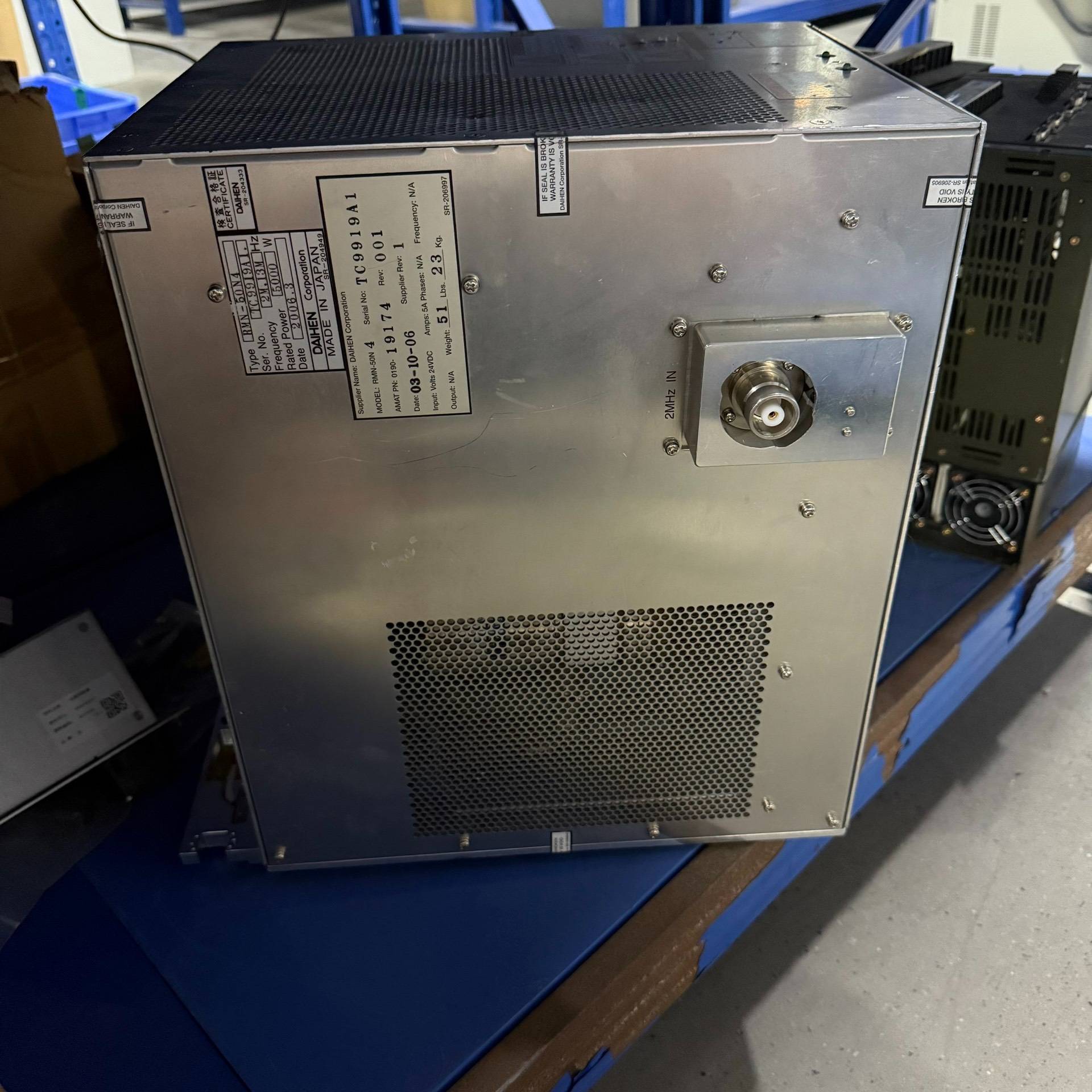 [议价]DAIHEN戴亨RMN-50N4射频匹配器，型号TC9919