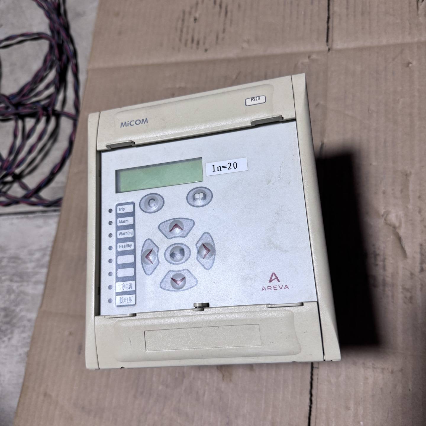 阿尔斯通AREVA MiCOM P220控制器，型号P220