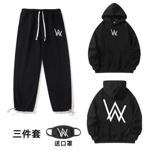 艾伦沃克卫衣男儿童学生连帽Alan Walker嘉豪同款战衣服秋冬外套