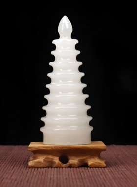 天然阿富汗玉石摆件中式