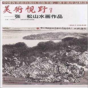 张松山水画作品北京工艺社艺术图书书籍 美术视野 RT69 包邮