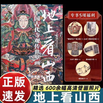 地上看山西 中国古代寺观传世壁画 精选山西800多处古迹34座寺观600余张高清摄影图配专业导读图注解读书山西壁画图文集