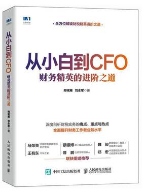 RT69包邮 从小白到CFO 财务精英的进阶之道人民邮电出版社管理图书书籍