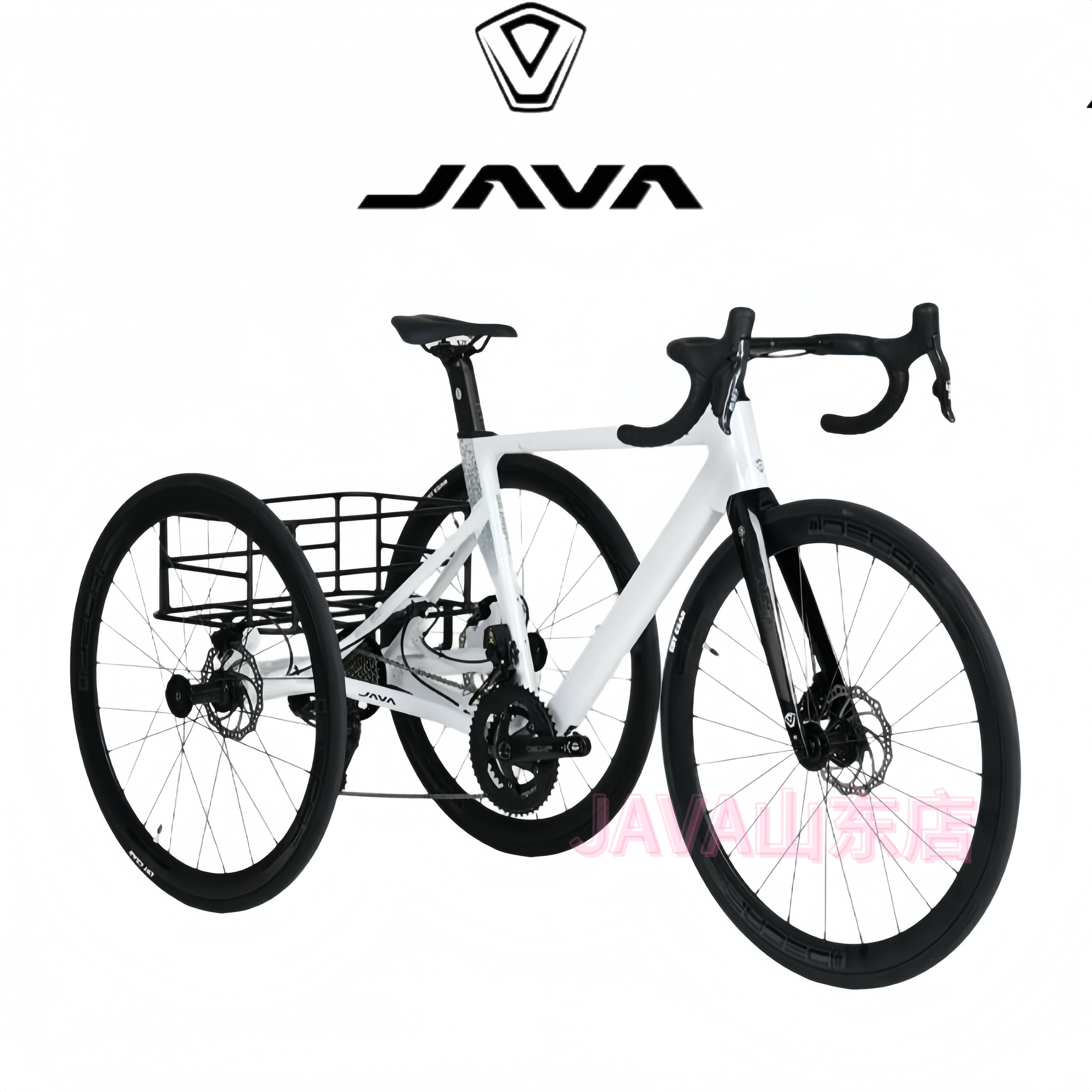 JAVA佳沃三轮车蓝图电变油碟竞速自行车概念自行车带车斗24速