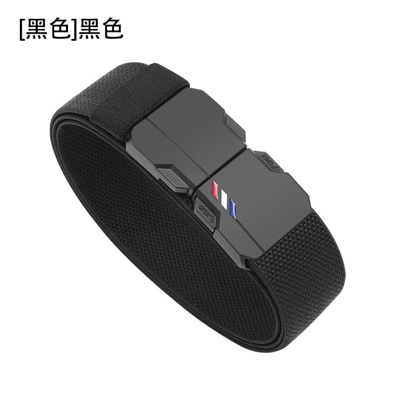 秋季新款男士腰带经典尼龙合金自动扣皮带百搭商务帆布战术腰带
