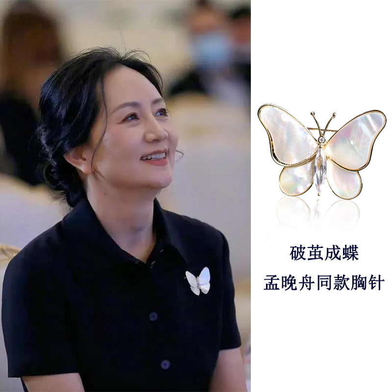 蝴蝶胸针韩国大气优雅创意装饰