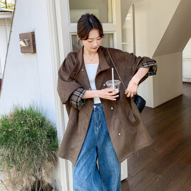 现货2026春装风衣外套女2C512-7001新款P185控288,女装短外套,昱喆服饰