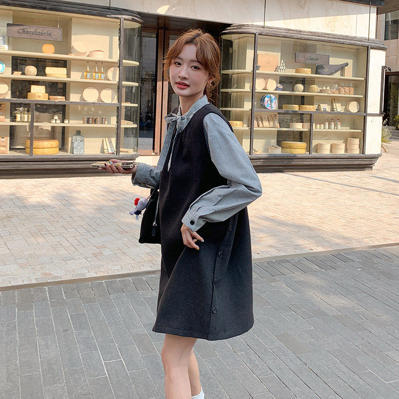 现货2C512春两件套连衣裙女裙子802新款P155控218,女装连衣裙,昱喆服饰
