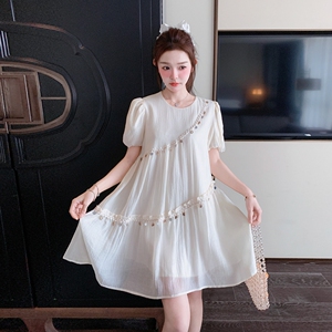 现货  小个子短袖连衣裙女裙子 2C512-1017新款-P125-控178图片