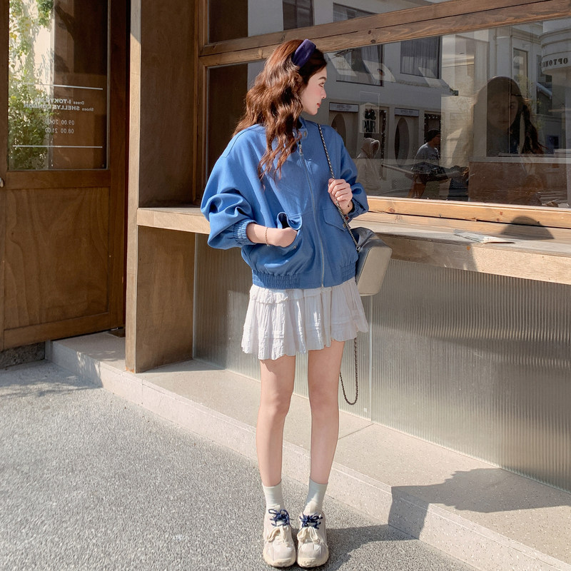 现货仿牛仔短外套女2C512-7012新款P165控258,女装短外套,昱喆服饰