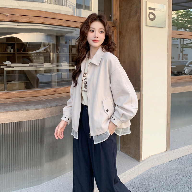 现货短外套女网纱拼接2C512-7027-P175-K288,女装套装/套裙,昱喆服饰