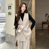 现货2C512春三件套时尚马甲套装1110新款P195控288，女装套装/套裙，昱喆服饰